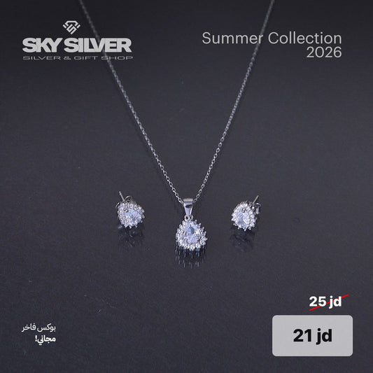 half set (  Necklace and earrings )